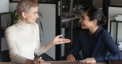 employees happy in a meeting